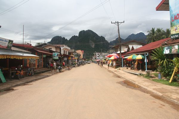 Vang Vieng Innenstadt